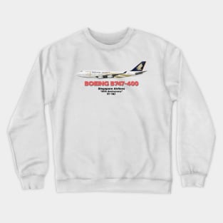 Boeing B747-400 - Singapore Airlines "50th Anniversary" Crewneck Sweatshirt